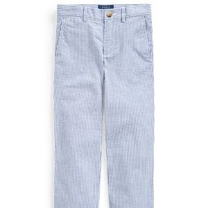 Polo Ralph Lauren Big Boys Stretch Seersucker Skin